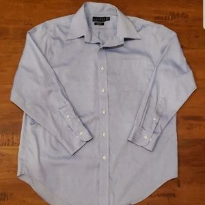 Ralph Lauren Mens Button Up Dress Shirt 16 1/2